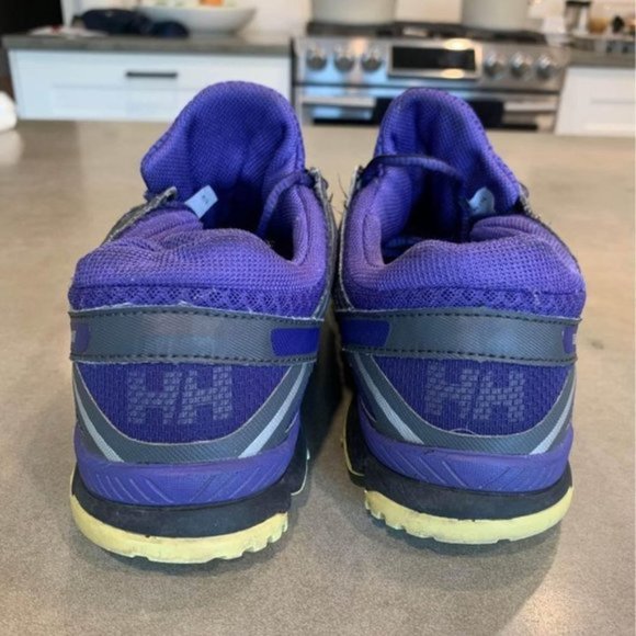 helly HANSEN terrak sneakers. HELLY grip for hiking, walking, trekking. Purple - Picture 6 of 10